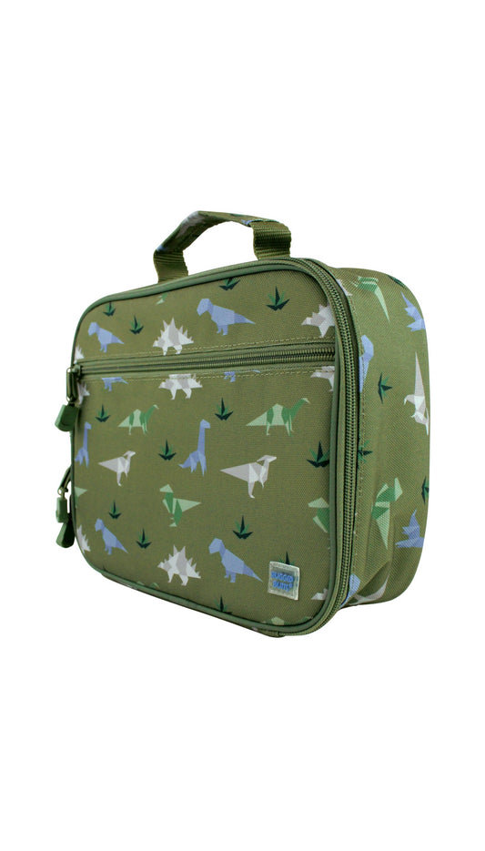 Origami Dino Boys Canvas Lunchbox