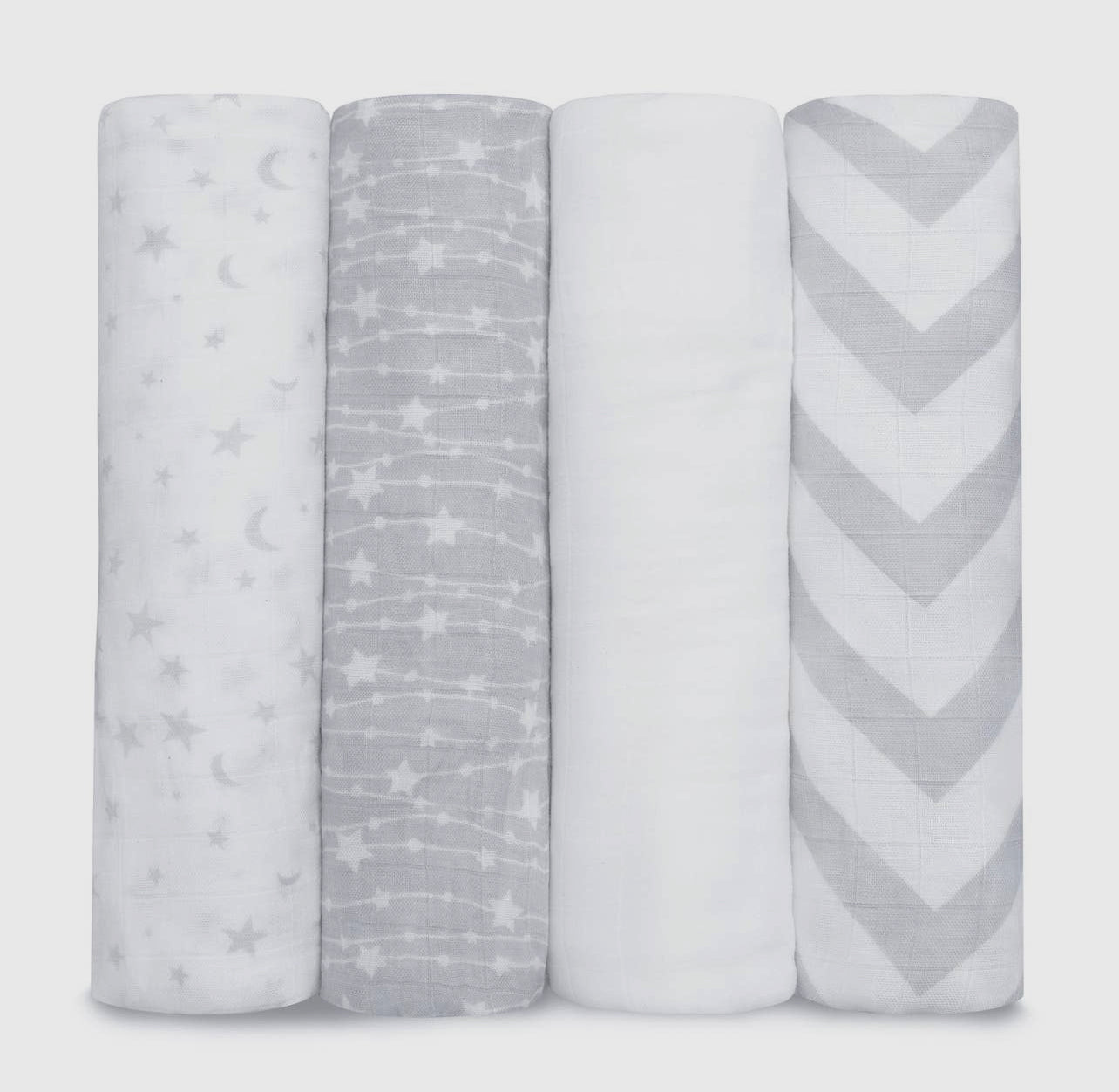 Baby Muslin Swaddle Blankets-4 pack