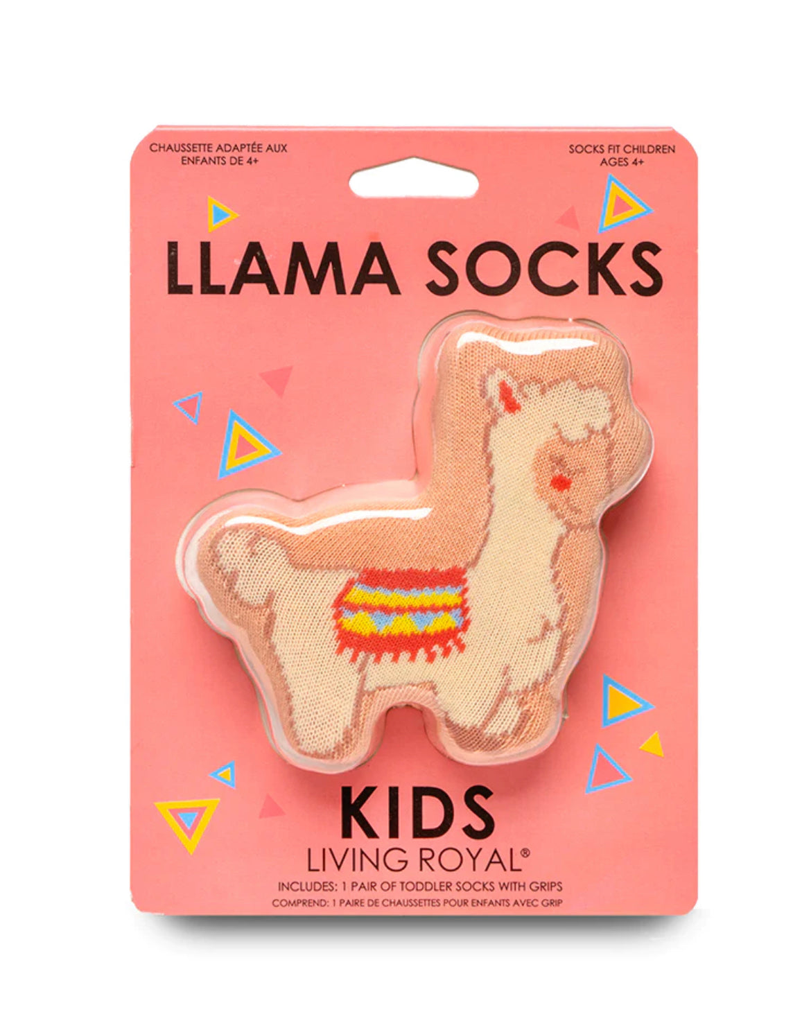 Llama 3D Kids Crew Sock