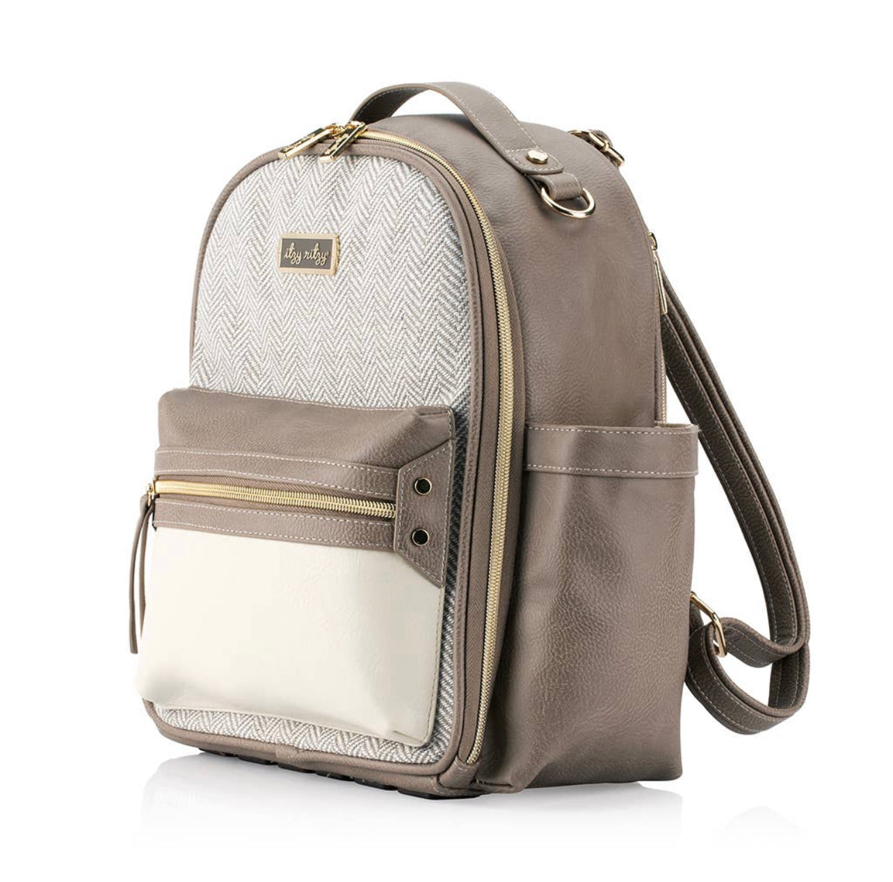 Vanilla Latte Itzy Mini Diaper Bag Backpack