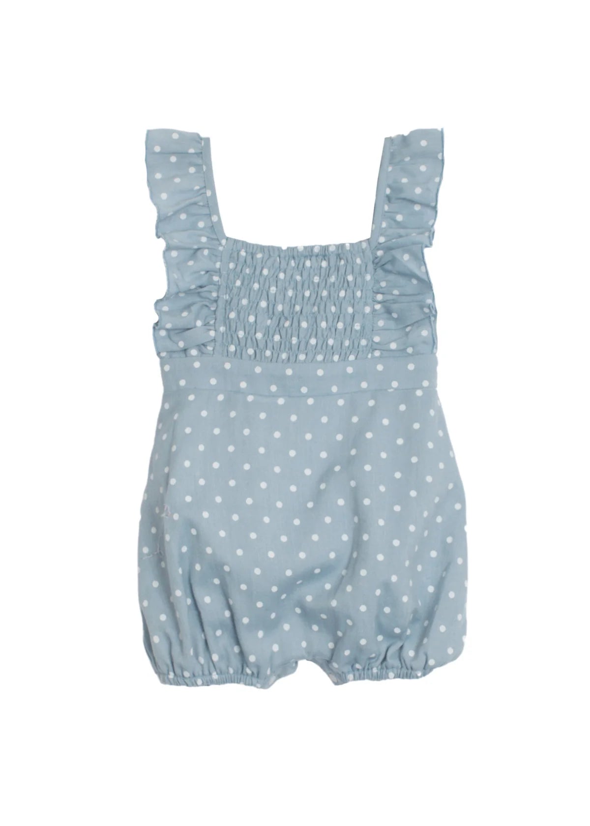 Pebble Polka-Dot Woven Romper